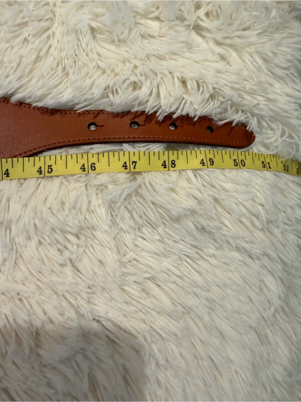 Anthropologie Wide Corset Leather Wrap Waist Belt Cedar Tan SIZE 3X NEW - Picture 6 of 6